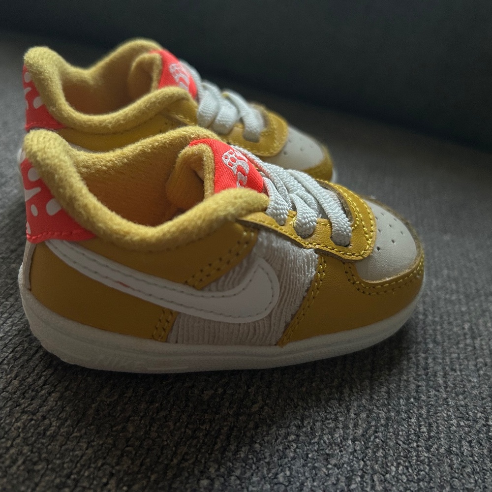 Yellow Nike Crib Shoes